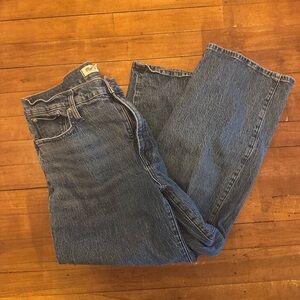 Madewell Perfect Vintage Wide-Leg Crop jeans